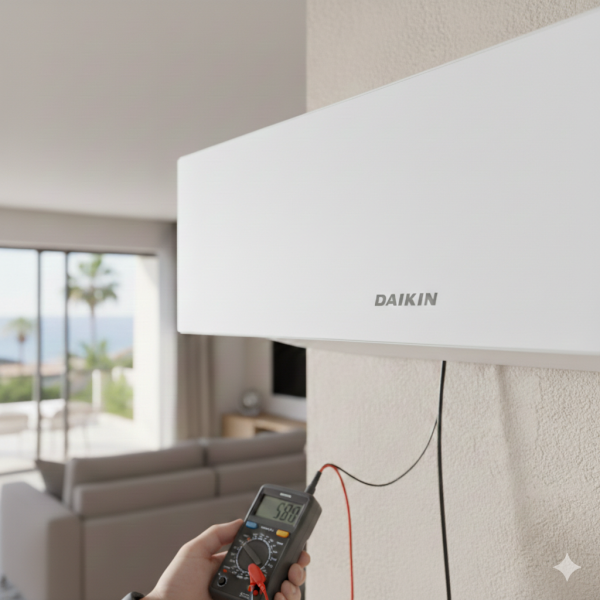 Dépanneur et réparateur de climatisation pour intervention en urgence pour un code erreur U4 sur un climatisation Daikin à La Seyne sur Mer