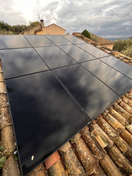 3,6 kW installés sur une toiture exposée EST